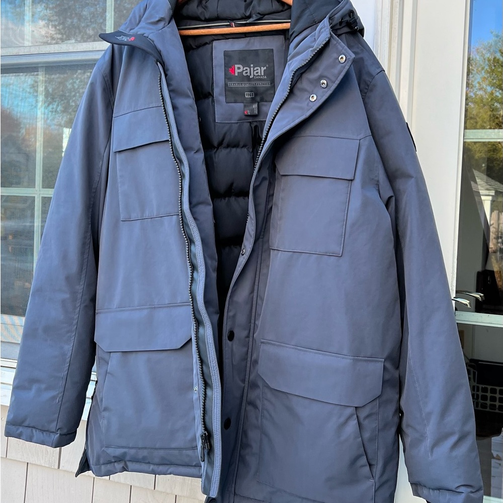 XL Men’s Pajar Winter Parka Fielding Jacket. Graphite Colour.